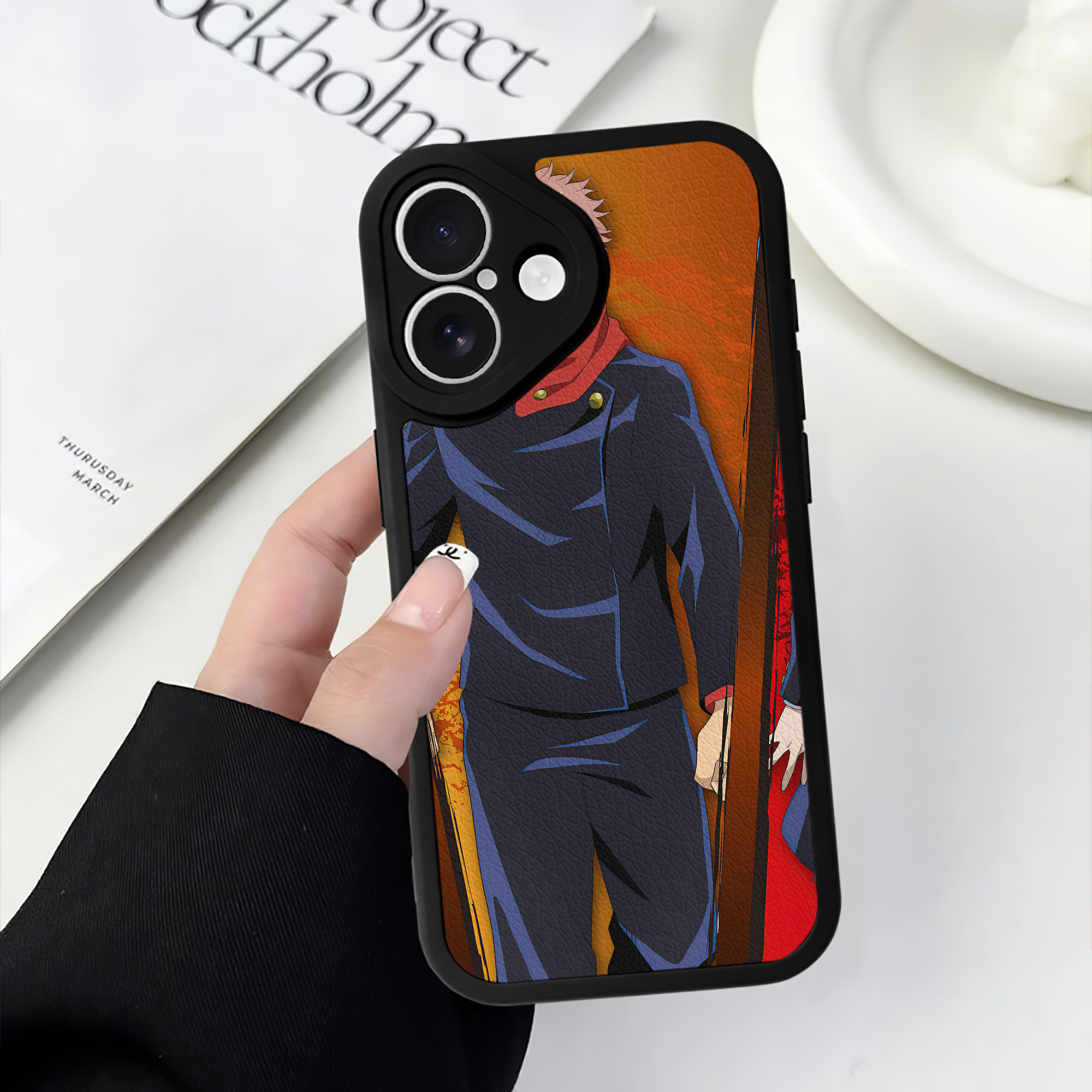 （画像用） SPY×FAMILY间谍家家酒 【iPhone 16シリーズ対応】シリコンスマホケース（レザー調） 材質：シリコン